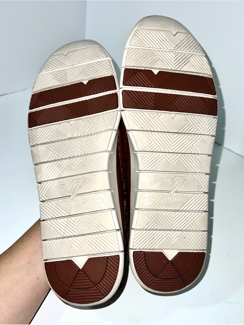 Vionic Fresh Linden Brown Leather Slip On Walking Loafers Comfort Shoes Size 9 - Picture 11 of 15